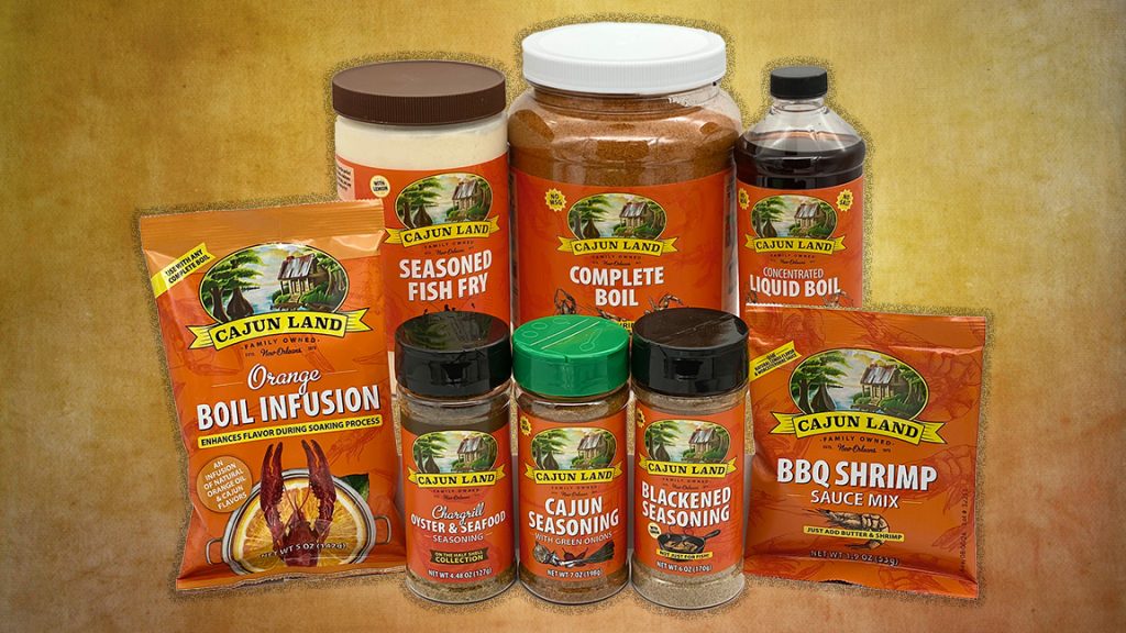 Cajun Land Spices, Boils and Seasonings